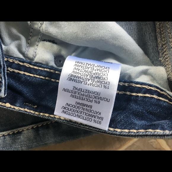 Silver Suki Bermuda Jean  Shorts - Picture 3 of 5